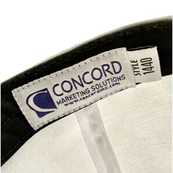 Concord Lord Abbett Adjustable White Baseball Hat/Cap Good Pre Owned Condition - Picture 5 of 5